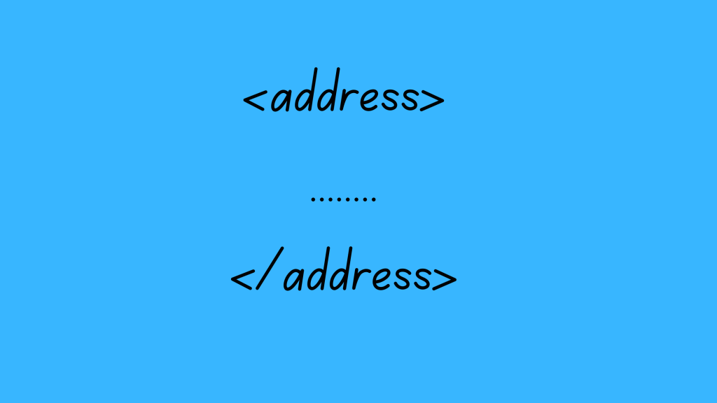 address tag