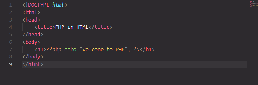 PHP Syntax